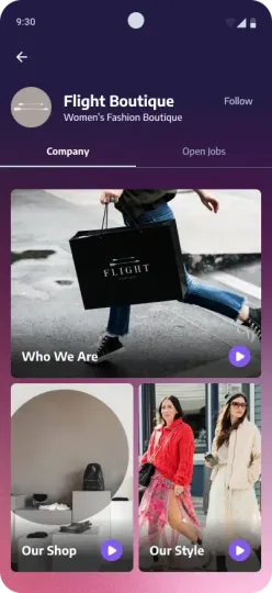 Preview screen
